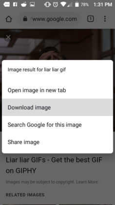 How to Save GIFs on Android Phone