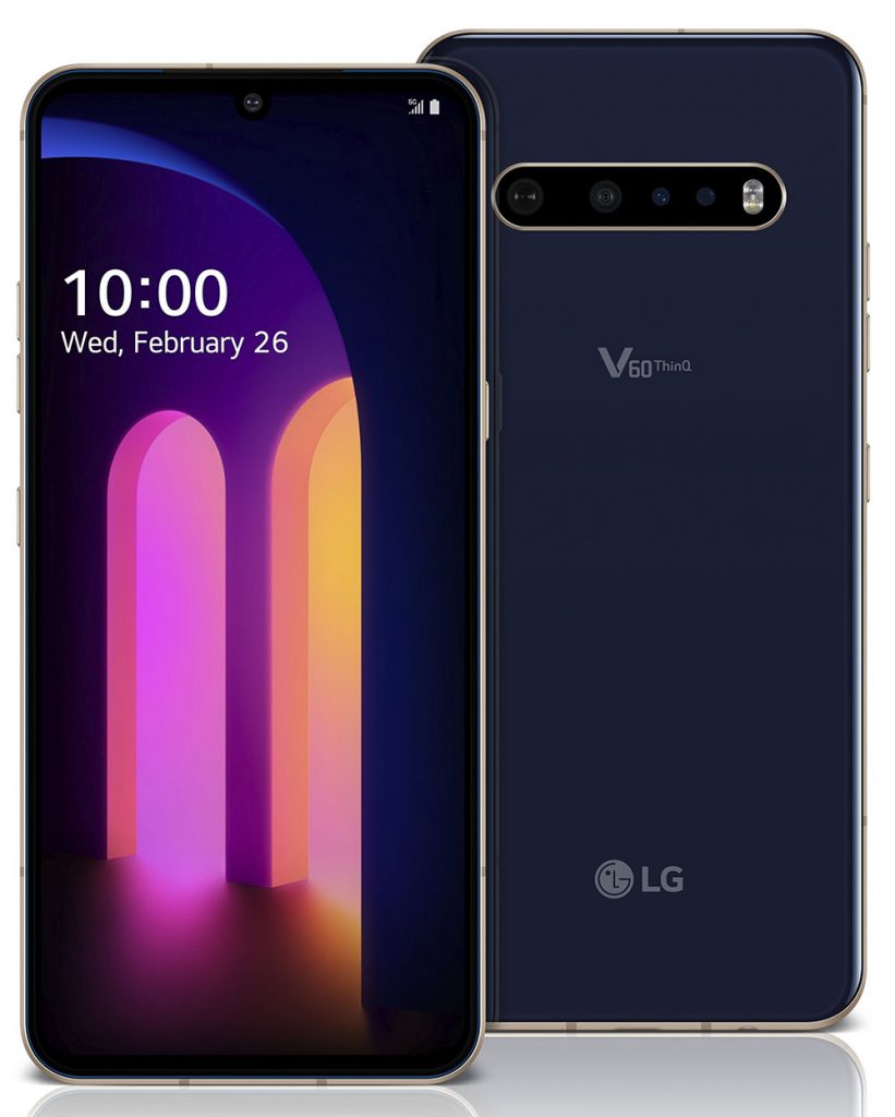 LG V60 ThinQ 5G with SD865 8GB RAM 5000mAh unveiled